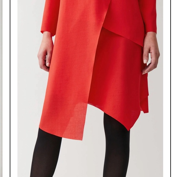 ·
 Cos Asymmetric Layered Dress In Red Original price $115 - Picture 2 of 6